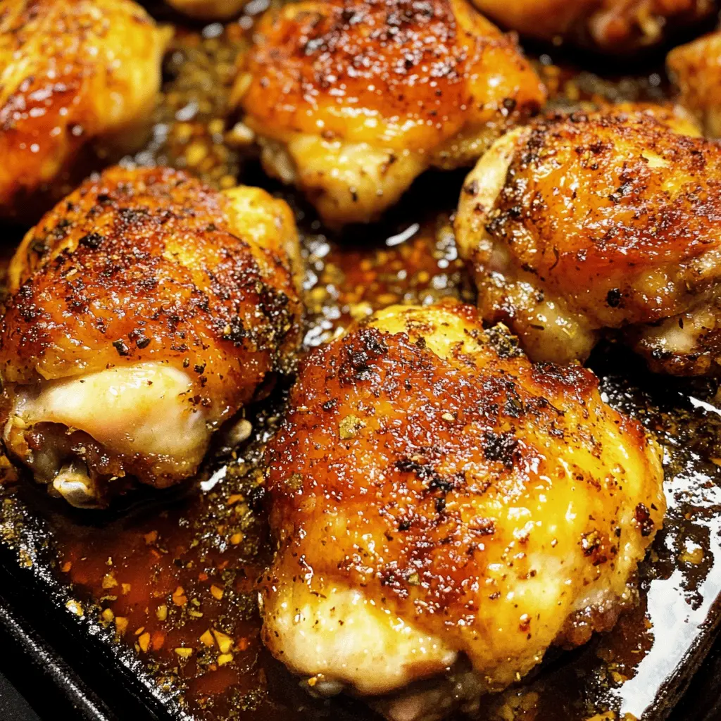 Juicy and tender, these 30-min oven baked boneless skinless chicken thighs are a weeknight dinner dream! Marinated in flavorful herbs and spices, they're perfect for a quick meal that satisfies. Serve them with your favorite sides for a wholesome family feast. Save this recipe to impress your loved ones at dinner tonight!