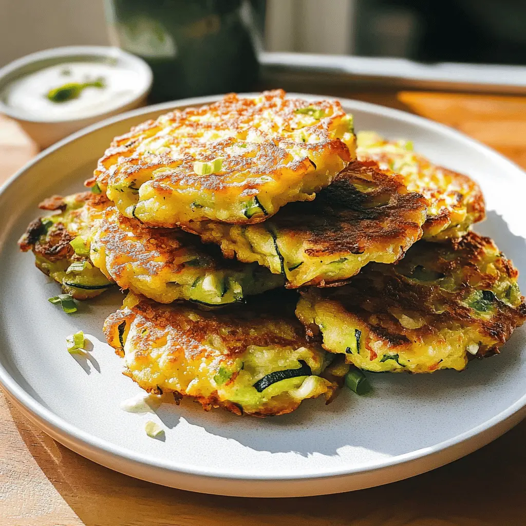 Warm, crispy Easy Zucchini Fritters are the perfect healthy snack or side dish! Made with fresh zucchini and a handful of simple ingredients, these fritters are packed with flavor and are a great way to use up summer produce. Save this recipe for your next family meal or potluck—everyone will love them!