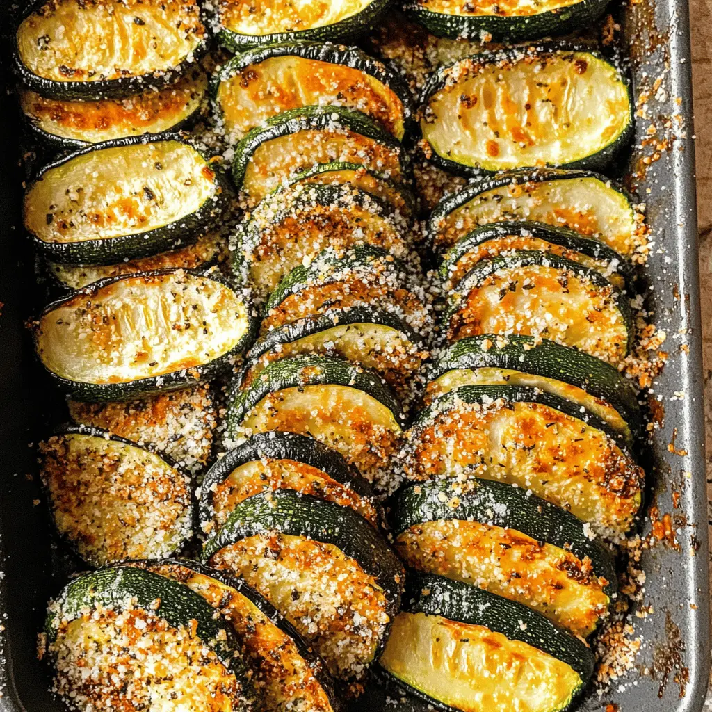 Looking for a delicious way to enjoy veggies? This Garlic Parmesan Roasted Zucchini recipe is quick, flavorful, and perfectly crispy! With just a handful of simple ingredients, you'll savor the blend of garlic and Parmesan that enhances the fresh zucchini. Perfect as a side dish for any meal or a healthy snack. Save this recipe for your next gathering or family dinner!