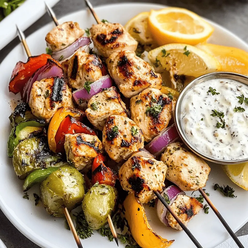 Transform your dinner with these delicious Greek Chicken Kabobs! Juicy chicken marinated in bright lemon, garlic, and herbs brings a taste of the Mediterranean right to your table. Perfect for summer grilling or a cozy indoor meal. Save this recipe for your next family gathering or weekend barbecue—your taste buds will thank you!