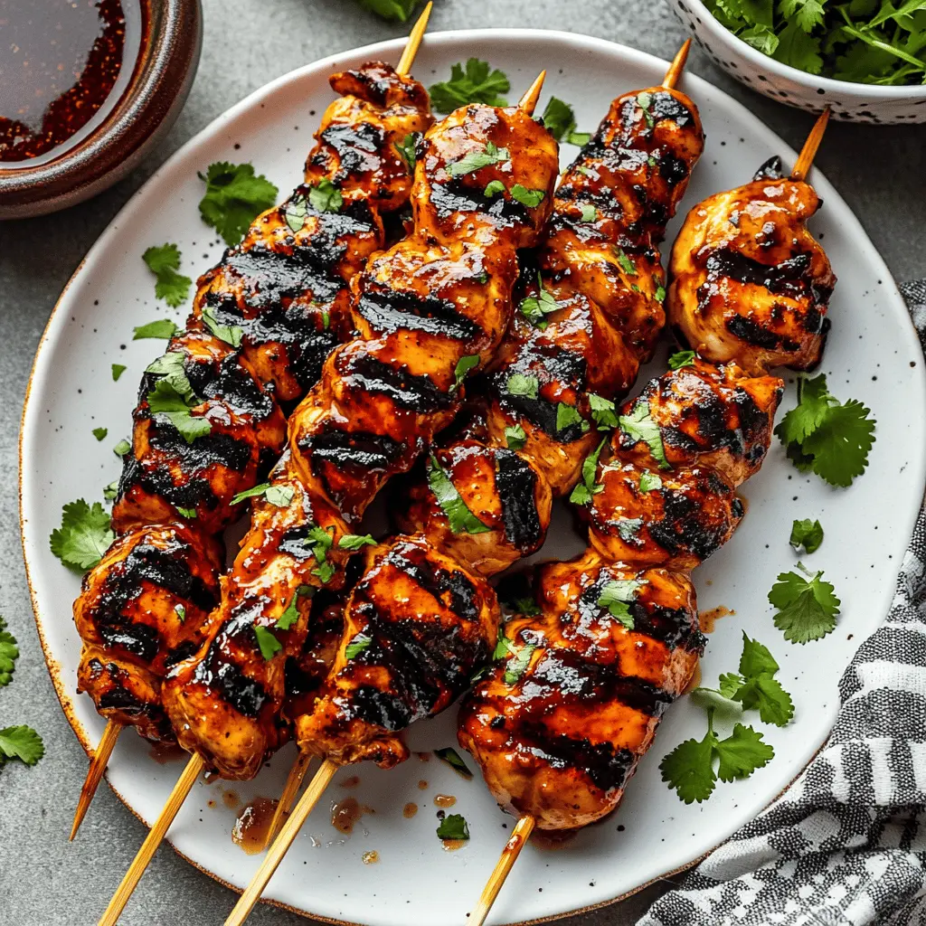 Get ready for a flavor-packed meal! These Honey Chipotle Grilled Chicken Skewers blend smoky chipotle and sweet honey for a delightful dish. Perfect for summer barbecues or quick weeknight dinners, they are sure to impress friends and family. Save this recipe to enjoy a tasty bite any time you crave something special!