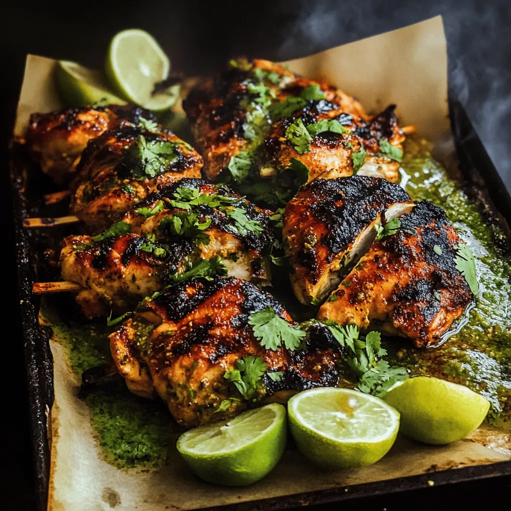 Fire up your grill for this mouthwatering Mexican Grilled Pollo Asado! This recipe features tender chicken marinated in zesty lime juice, garlic, and bold spices, delivering a feast of flavor in every bite. Perfect for BBQs or family dinners, it's a crowd-pleaser that everyone will love. Save this recipe now and impress your guests at your next gathering!