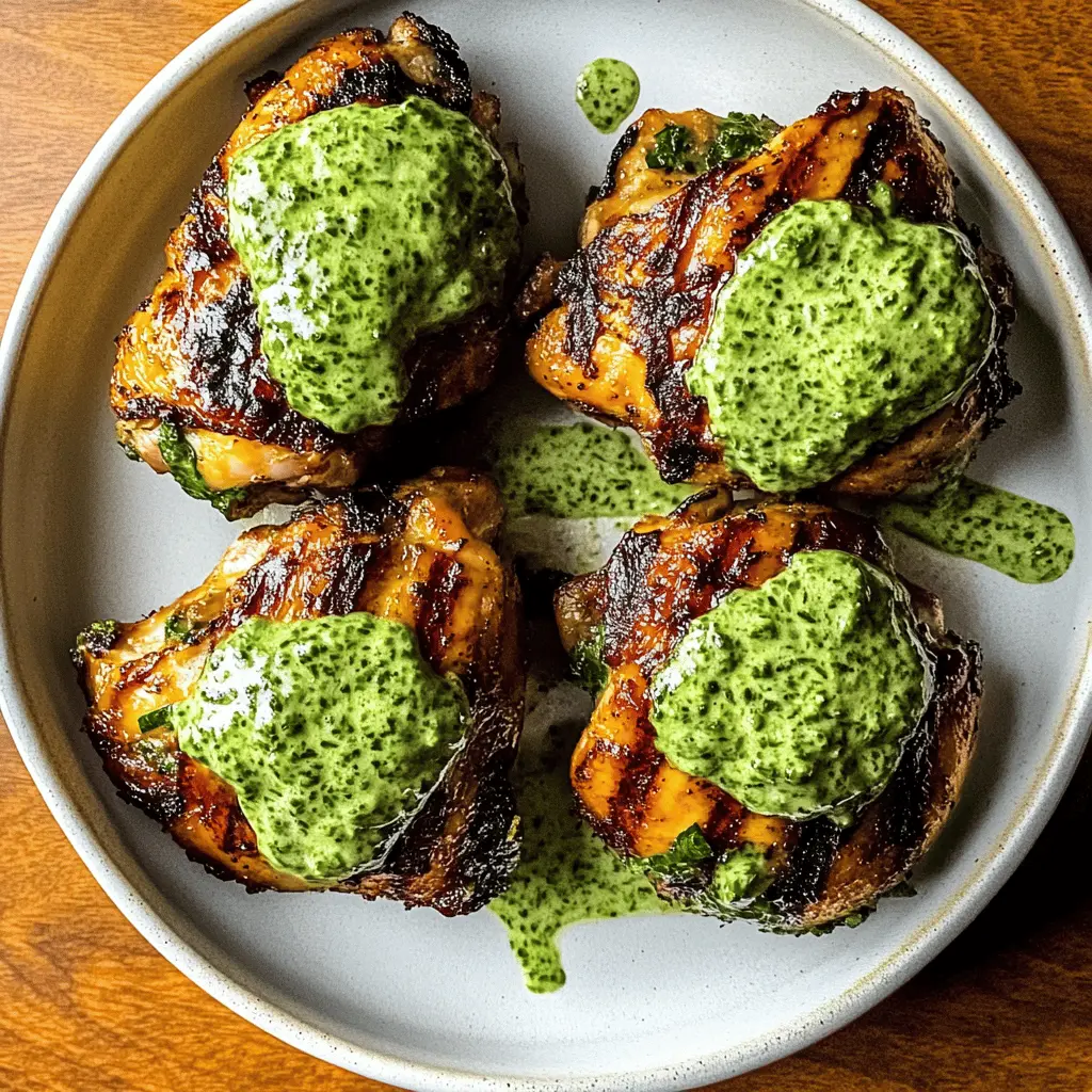 Fire up your grill for these juicy Peruvian Grilled Chicken Thighs paired with a rich, creamy green sauce! This dish blends warm spices and zesty flavors for a truly delicious meal. Perfect for summer barbecues, family dinners, or meal prep, it’s sure to impress everyone at your table. Save this recipe and elevate your cooking tonight!
