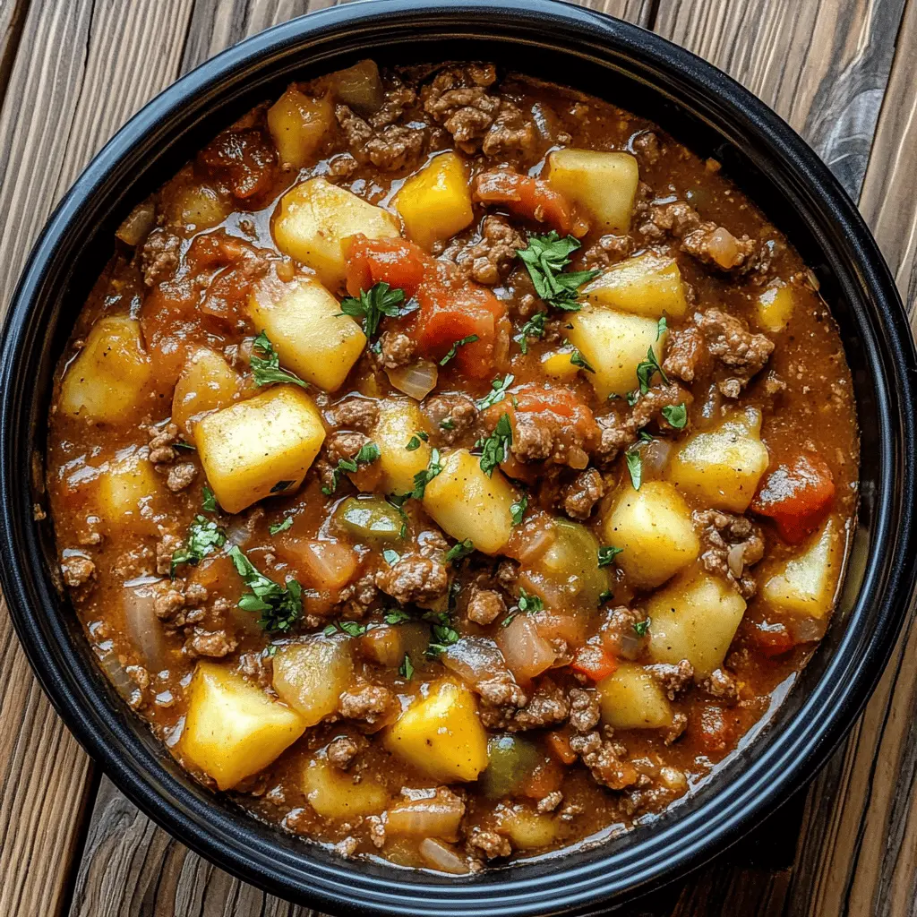 Get ready for a comforting meal with this Slow Cooker Cowboy Casserole! Packed with hearty ground beef, savory beans, and melted cheese, this dish is perfect for busy weeknights or cozy gatherings. Let it simmer all day for a flavorful family favorite that’s easy to prepare. Save this recipe for your next dinner—everyone will be asking for seconds!