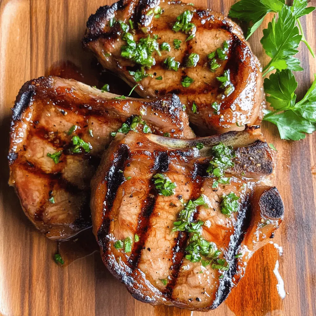 Transform your pork chops with this easy and flavorful marinade! It combines tangy mustard, zesty lemon juice, and fresh herbs to elevate the taste. Perfect for grilling or pan-searing, this marinade locks in moisture and enhances flavor. Save this recipe now for your next family dinner or backyard barbecue!