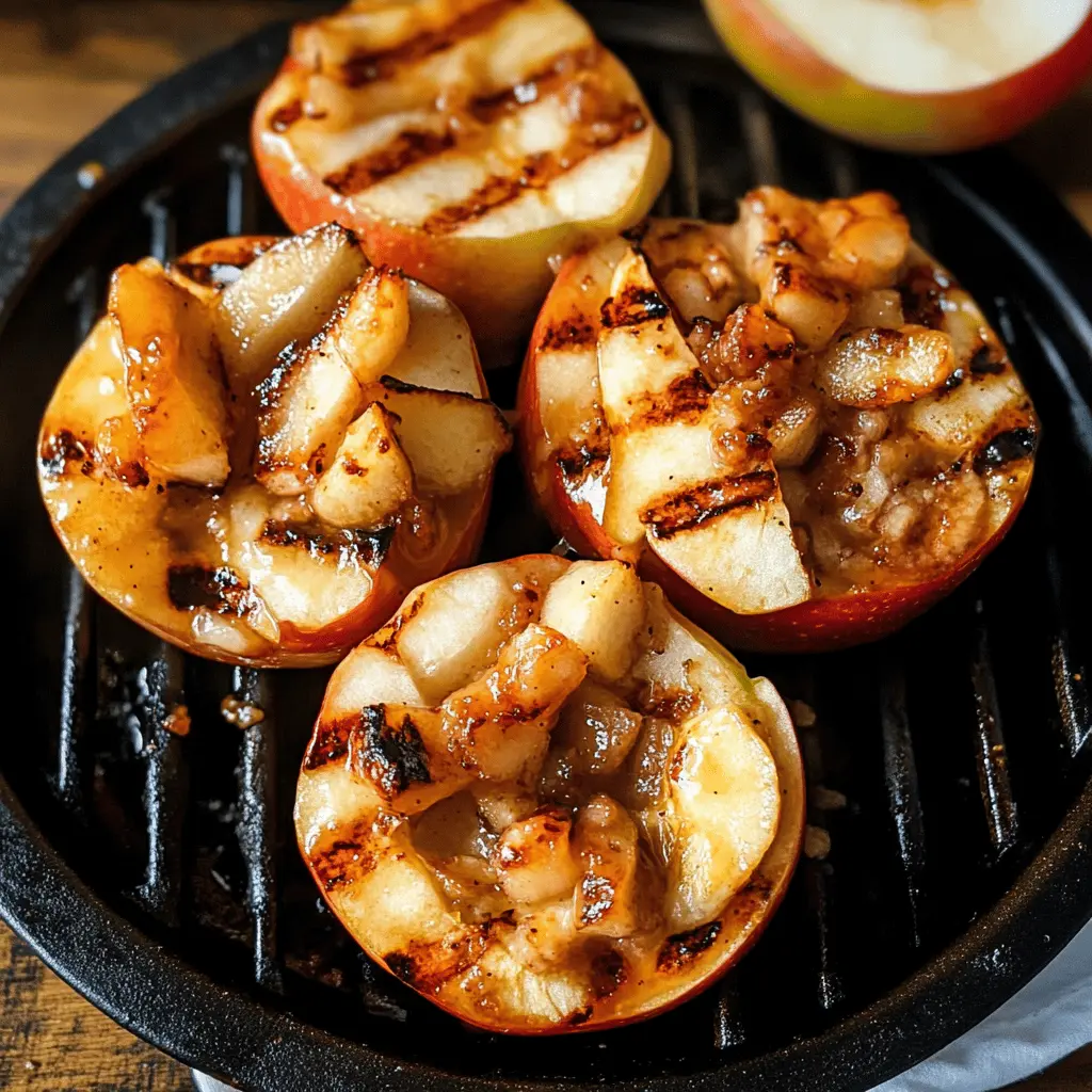 Transform your outdoor gatherings with these Bloomin' Grilled Apples! They're a delightful twist on a classic dessert, featuring tender apples with a sweet, caramelized finish. Perfect for summer barbecues or cozy fall nights, these easy-to-make treats are sure to impress your family and friends. Save this recipe and bring a touch of fun to your next cookout!
