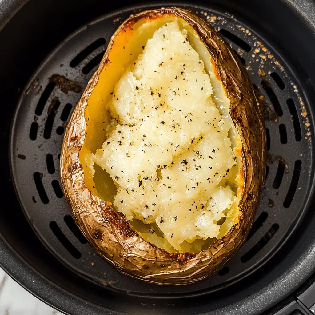 Crispy on the outside and fluffy on the inside, this Air Fryer Baked Potato is the perfect side dish or snack! With just a few simple ingredients, enjoy the delightful combination of texture and taste. Ideal for weeknight dinners or as a delicious accompaniment to your favorite meal. Save this recipe to bring a crispy twist to your potato nights!