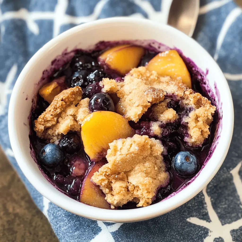 Warm and comforting, this Crockpot Blueberry Peach Cobbler is a delightful treat for any occasion! Made with fresh blueberries and juicy peaches, it’s perfect for family gatherings or a cozy night in. Quick to prepare, simply let your slow cooker do the work. Save this recipe to enjoy a delicious dessert that will impress your friends and family!