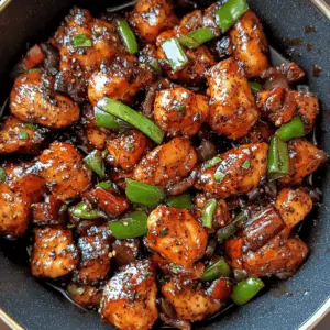 This Easy Black Pepper Chicken recipe brings a delightful kick to your dinner table! With tender chicken pieces coated in a savory black pepper sauce, it's perfect for busy weeknights. Made with simple ingredients, this dish bursts with flavor and is ready in just 30 minutes! Save this recipe for a quick and tasty meal anytime you need a boost of flavor. Perfect for family dinners or meal prep!