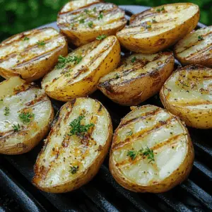 These Grilled Baked Potatoes are the perfect blend of crispy skin and fluffy interior. Made with just a few simple ingredients, these potatoes are seasoned to perfection and cooked right on the grill for a smoky flavor. Ideal for summer barbecues or as a side dish for family dinners. Save this recipe for your next grilling adventure!