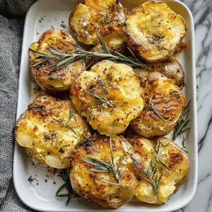 Turn your ordinary potato side into something special with these Grilled Garlic Rosemary Smashed Potatoes! Infused with aromatic garlic and fresh rosemary, these crispy, golden potatoes are perfect for summer barbecues or cozy fall dinners. Save this recipe to impress your guests and elevate your outdoor cooking game!