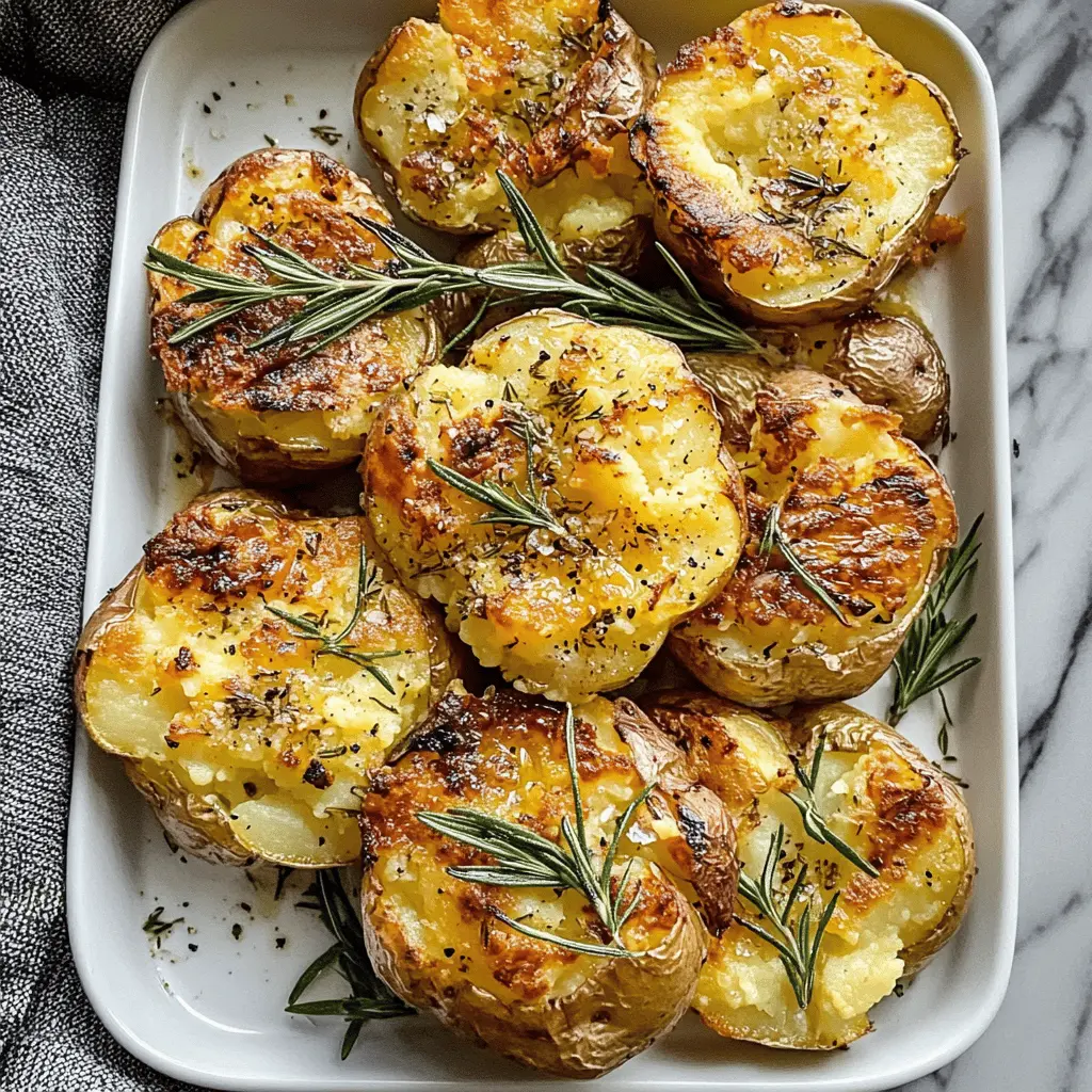 Turn your ordinary potato side into something special with these Grilled Garlic Rosemary Smashed Potatoes! Infused with aromatic garlic and fresh rosemary, these crispy, golden potatoes are perfect for summer barbecues or cozy fall dinners. Save this recipe to impress your guests and elevate your outdoor cooking game!