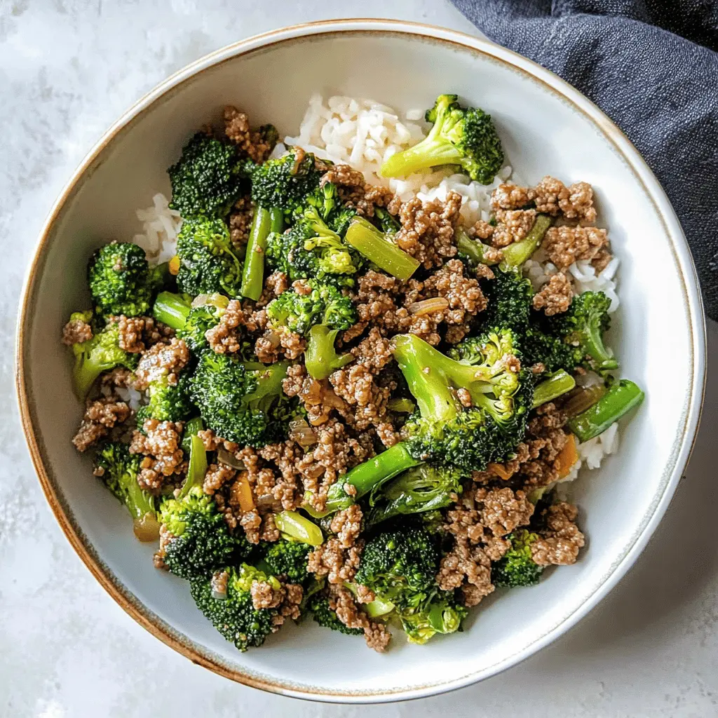 This quick and easy Ground Beef and Broccoli recipe is perfect for weeknight dinners! Loaded with tender broccoli and flavorful ground beef in a savory sauce, it’s a healthy meal the whole family will love. Save this pin for a delicious dish that’s ready in under 30 minutes! Great for busy nights or meal prep!