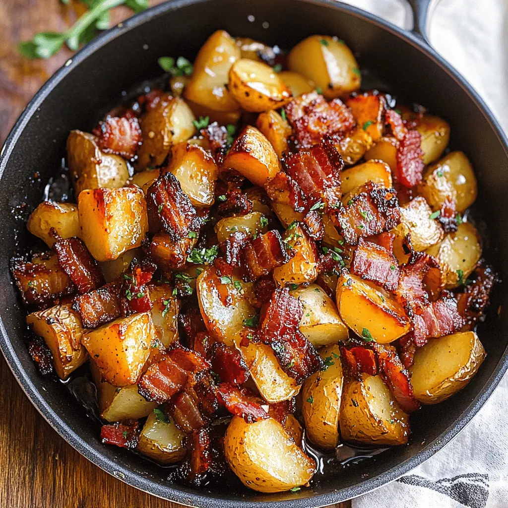 These Honey Bacon Roasted Potatoes are the perfect blend of sweet and salty! Crispy bacon, golden potatoes, and a hint of honey create a mouthwatering side dish that complements any meal. Ideal for family dinners or holiday gatherings, this recipe is sure to be a hit. Save it for your next cooking adventure!
