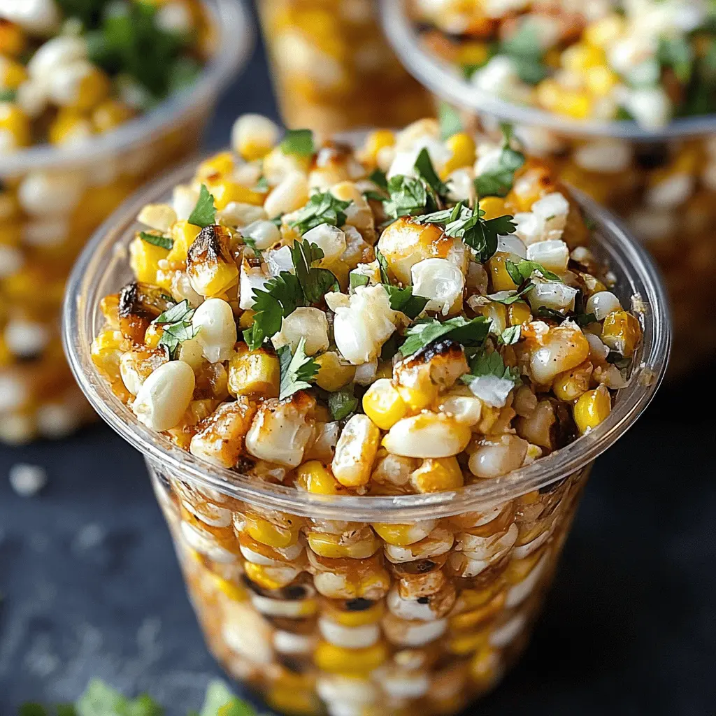 Enjoy the taste of Mexico with these delightful Mexican Corn Cups (esquites)! This easy-to-make recipe features sweet corn, creamy mayo, zesty lime, and a kick of chili powder. Perfect for summer gatherings, family cookouts, or a cozy night in. Save this pin now to bring a burst of flavor to your next get-together!