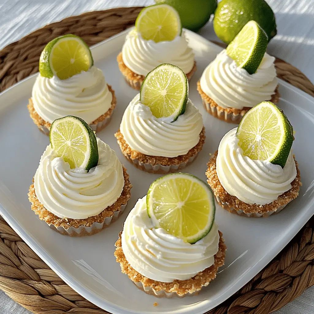 Get ready to enjoy these refreshing no-bake mini key lime pies! With a creamy, tangy filling made from fresh key lime juice and a crumbly graham cracker crust, these little treats are perfect for any occasion. Easy to make and a delightful way to satisfy your sweet tooth. Save this recipe for your next gathering or summer party!