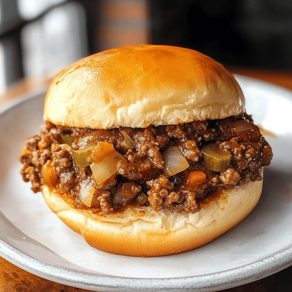 Get ready for a tasty twist on dinner with these Philly Cheesesteak Sloppy Joes! Packed with tender beef, sautéed peppers, and gooey cheese, this recipe delivers all the flavors of a classic cheesesteak in a fun, easy-to-eat format. Perfect for family dinners or game day gatherings. Save this delicious recipe to try it out for your next meal!