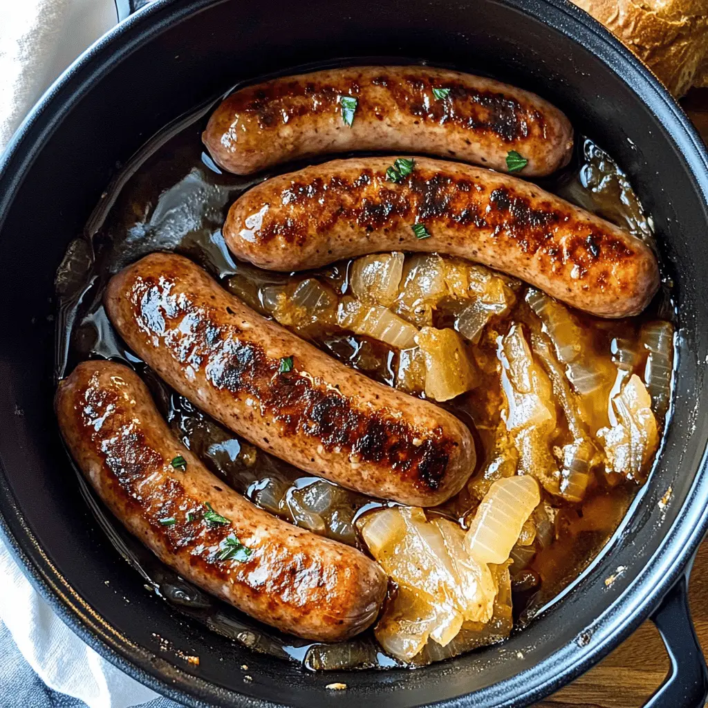 These Slow Cooker Beer Brats are a game-day favorite! Juicy bratwursts simmered in flavorful beer, onions, and spices create an irresistible dish. Perfect for gatherings or a cozy night in, serve them in toasted buns with your favorite toppings. Save this recipe for your next celebration!