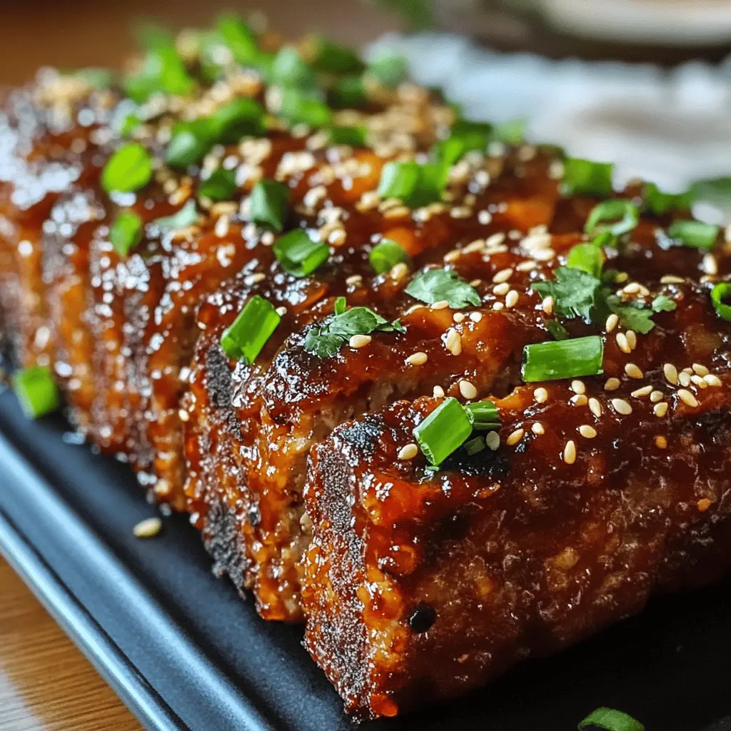This Sweet and Spicy Korean BBQ Meatloaf combines bold flavors and a unique twist on a classic dish. Made with ground beef and infused with Korean spices, it's sure to please any palate! Perfect for dinner or meal prep, save this recipe for your next family gathering or cozy night in! You won't want to miss out on this flavorful comfort food.