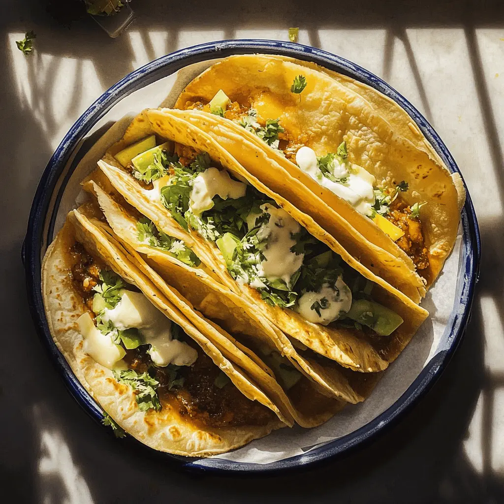 Crispy and flavorful Tacos Dorados are a delightful treat! These golden tortillas are filled with tender shredded meat or seasoned vegetables, offering a satisfying crunch with every bite. Perfect for a family dinner or a gatherings with friends, these tacos will surely be a hit! Save this recipe for your next taco night and enjoy a delicious twist on a classic favorite!