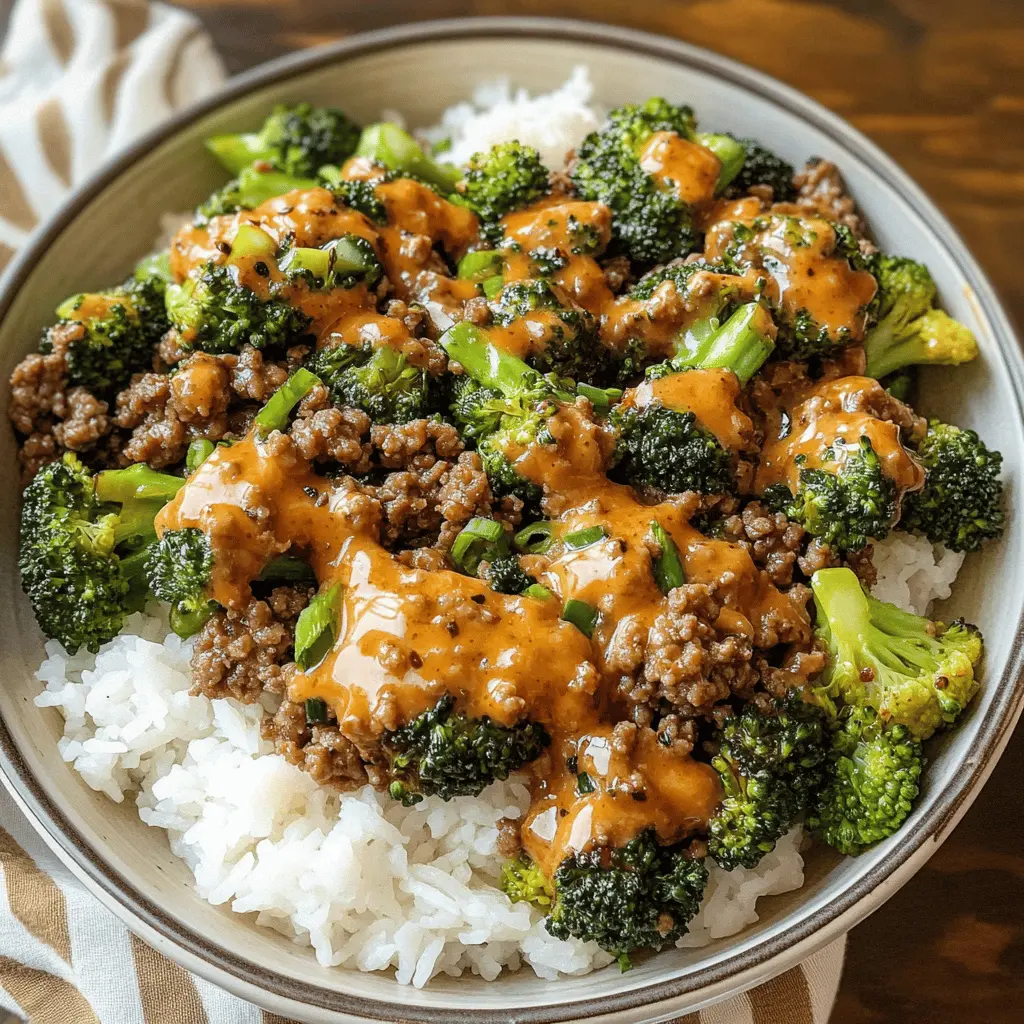 Whip up this Teriyaki Ground Beef and Broccoli with Yum Yum Sauce for a meal that’s both quick and mouthwatering! Featuring tender broccoli and juicy beef, this dish combines sweet and savory flavors in every bite. Perfect for busy weeknights or meal prep, save this recipe for a delicious dinner that your family will love!