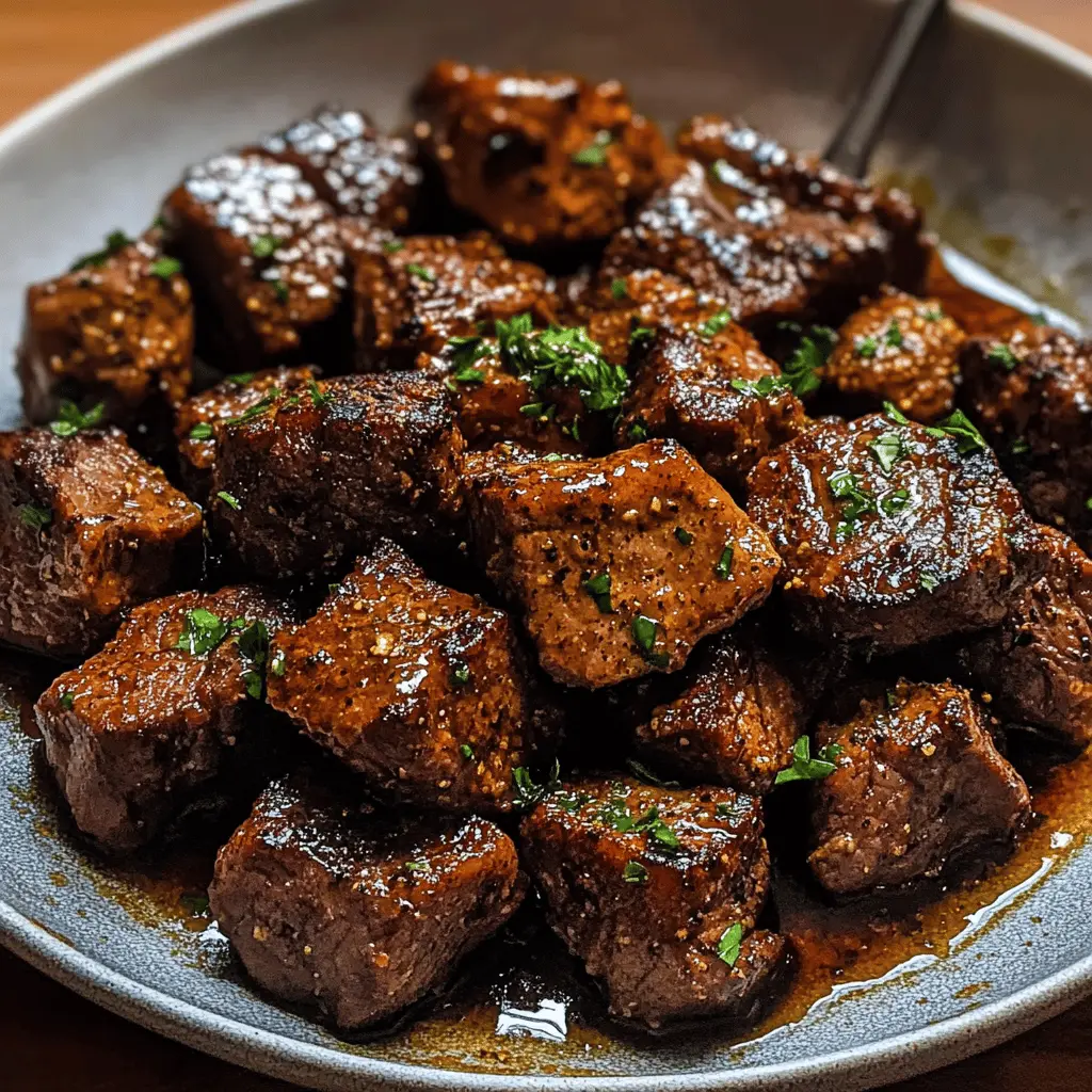 Easy Cajun Garlic Butter Steak Bites Recipe