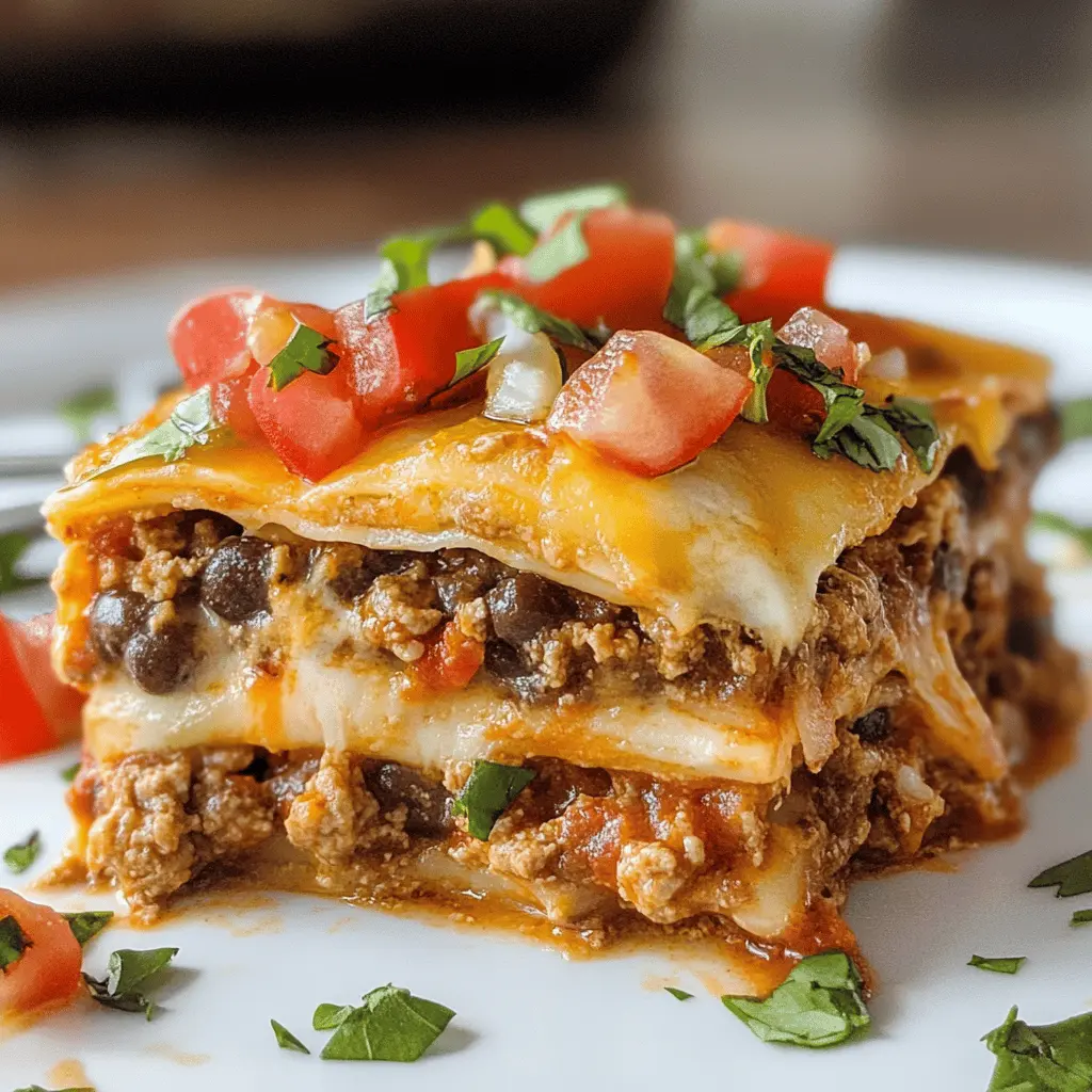 Easy Cheesy Mexican Lasagna Recipe