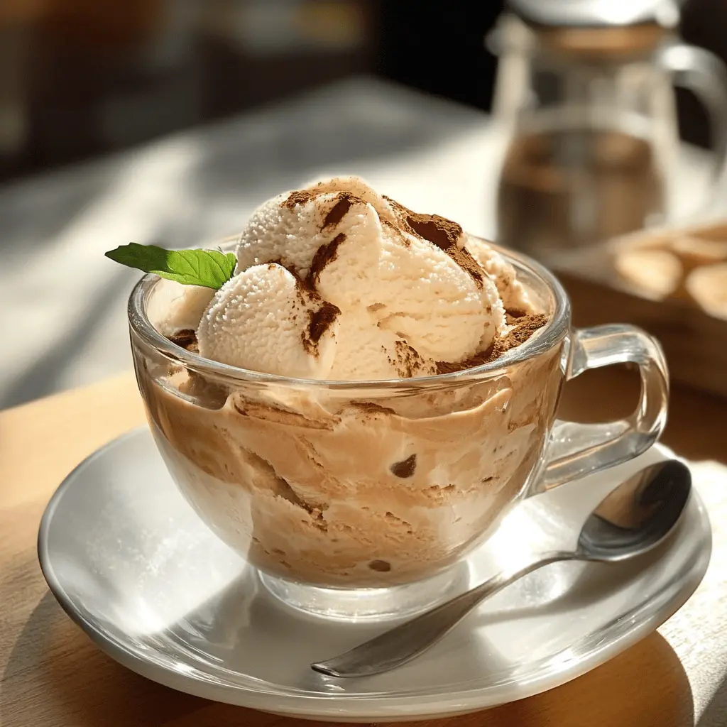 Easy Creamy Cappuccino Ice Cream Recipe