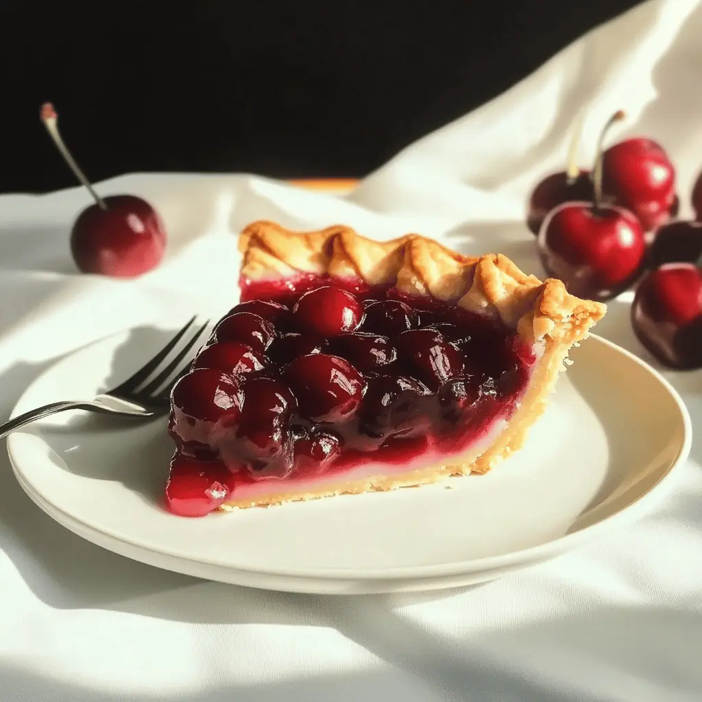 Easy Homemade Grandma’s Sweet Cherry Pie Recipe
