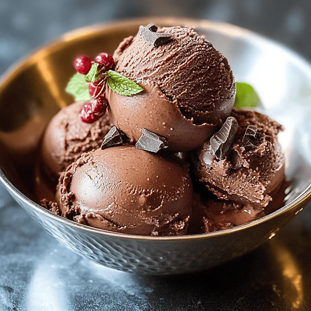 Easy Homemade Chocolate Sorbet Recipe