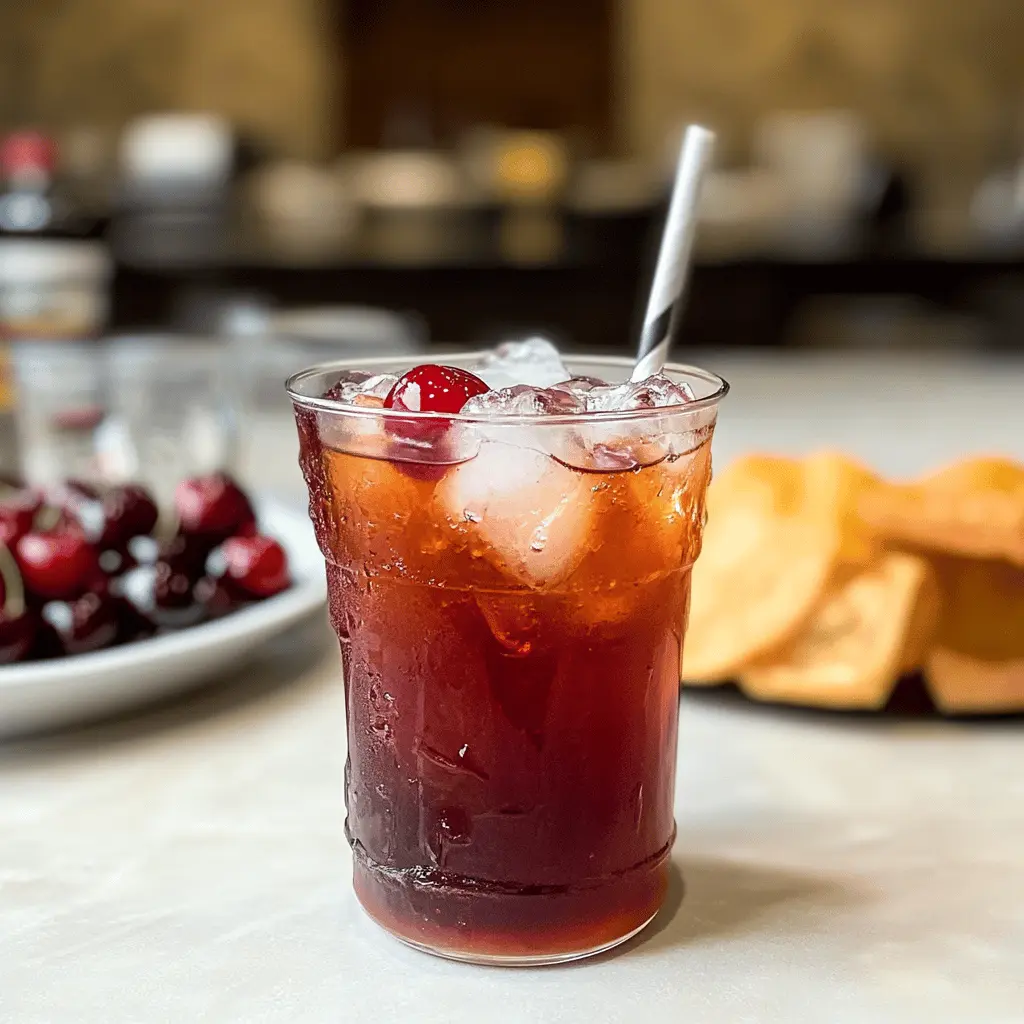 Easy Refreshing Cherry Iced Tea Recipe