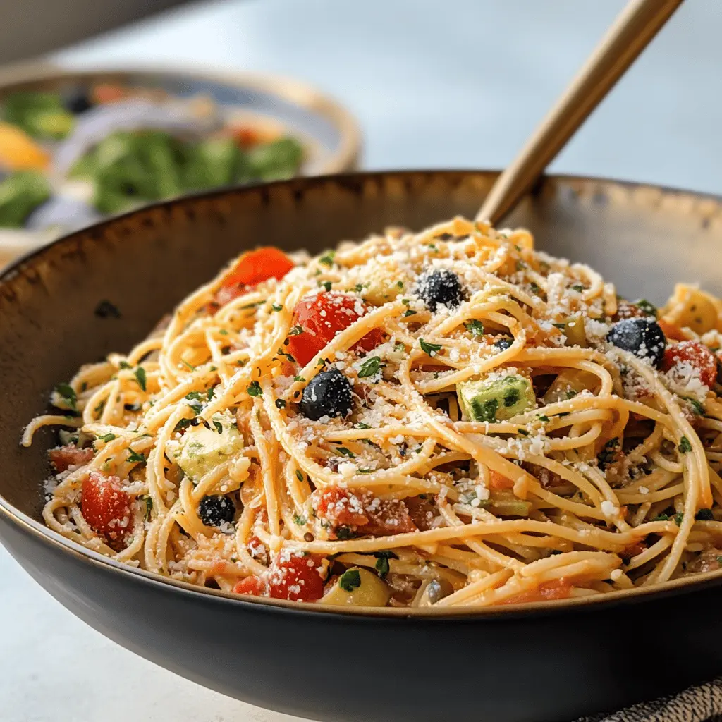 Best California Spaghetti Salad Recipe Easy & Fresh
