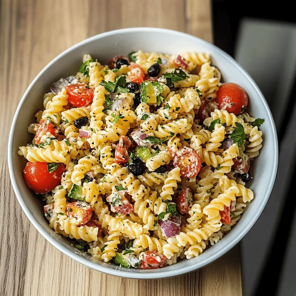 Easy High Protein Pasta Salad Recipe