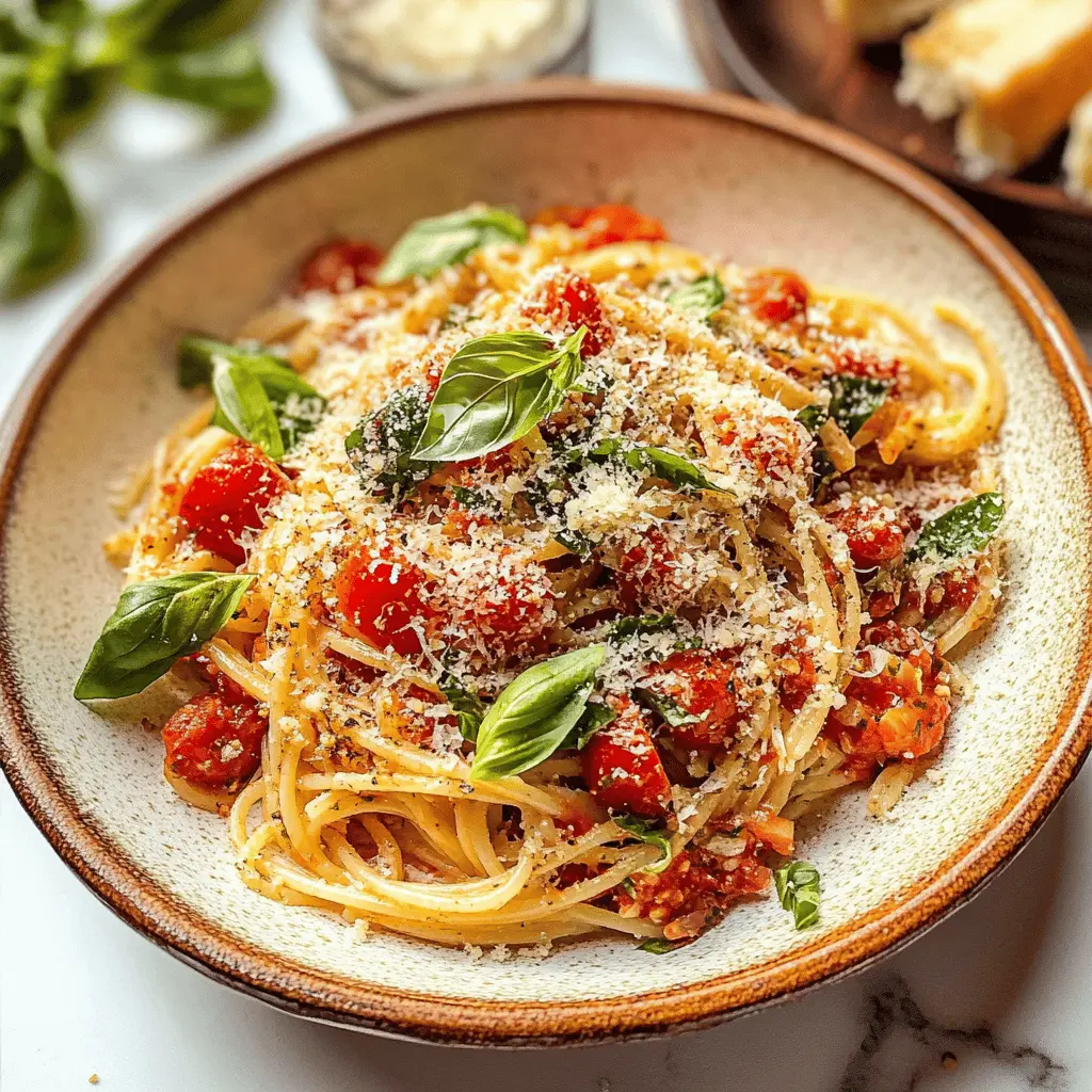 Easy Bruschetta Pasta Recipe for Summer