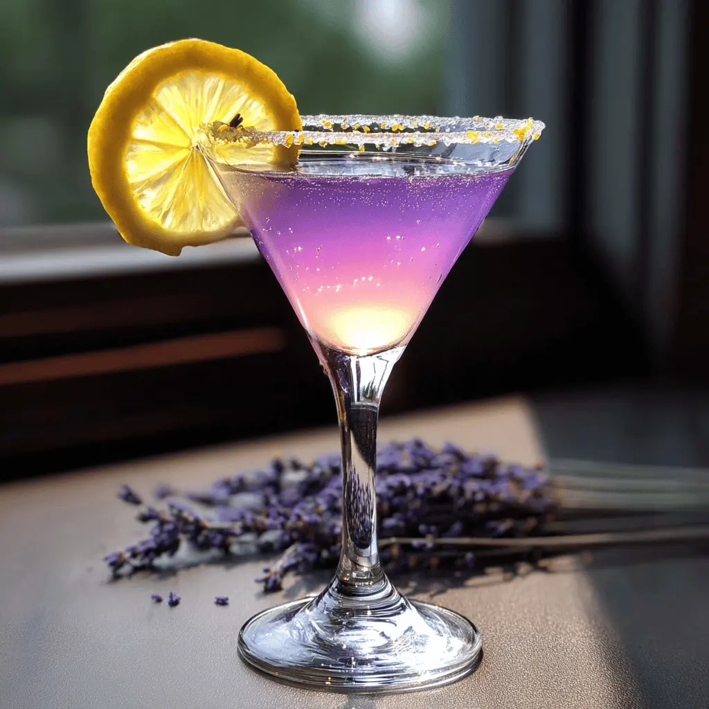Easy Lavender Lemon Drop Martini Recipe