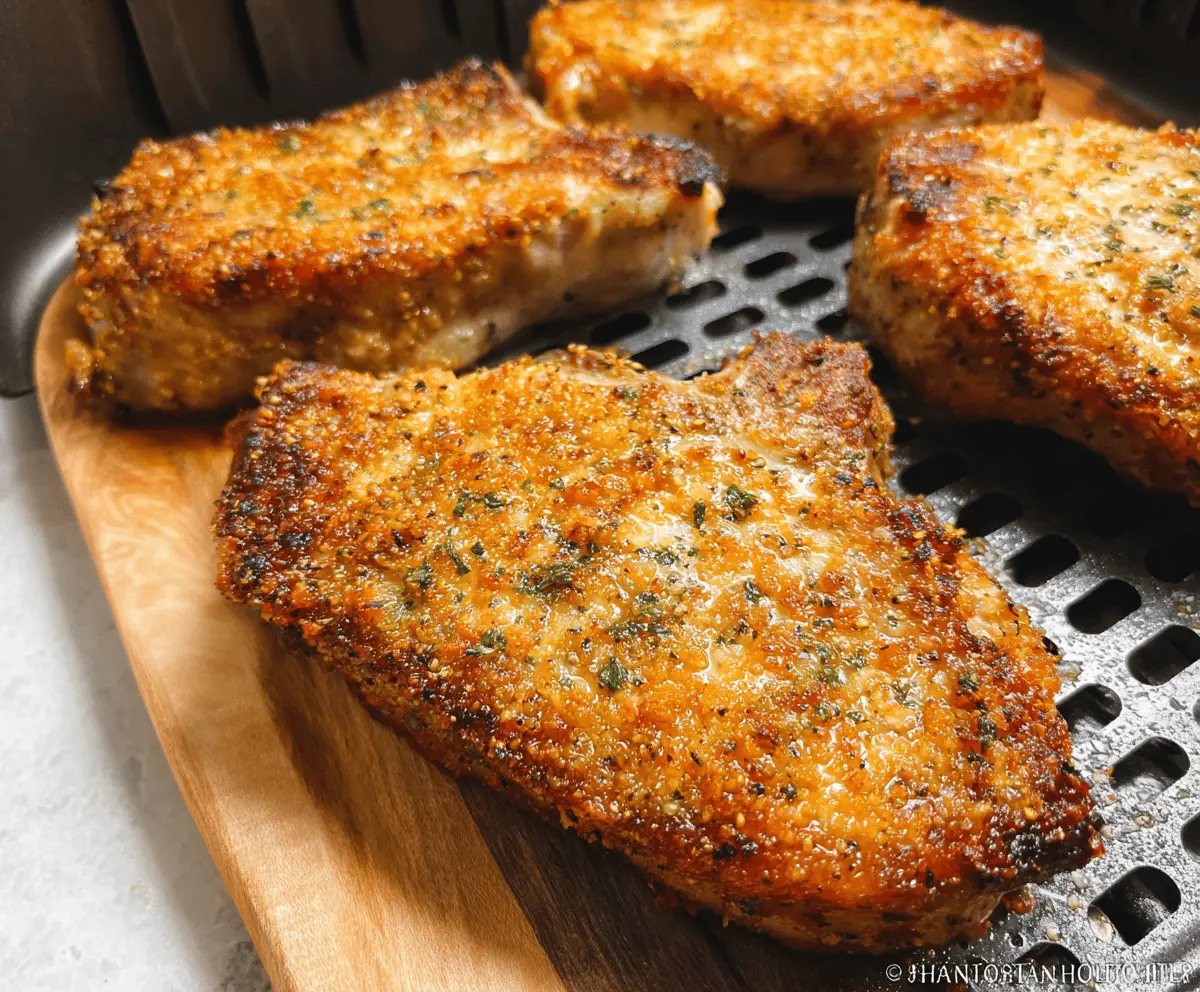 Easy Crispy Air Fryer Pork Chops Recipe