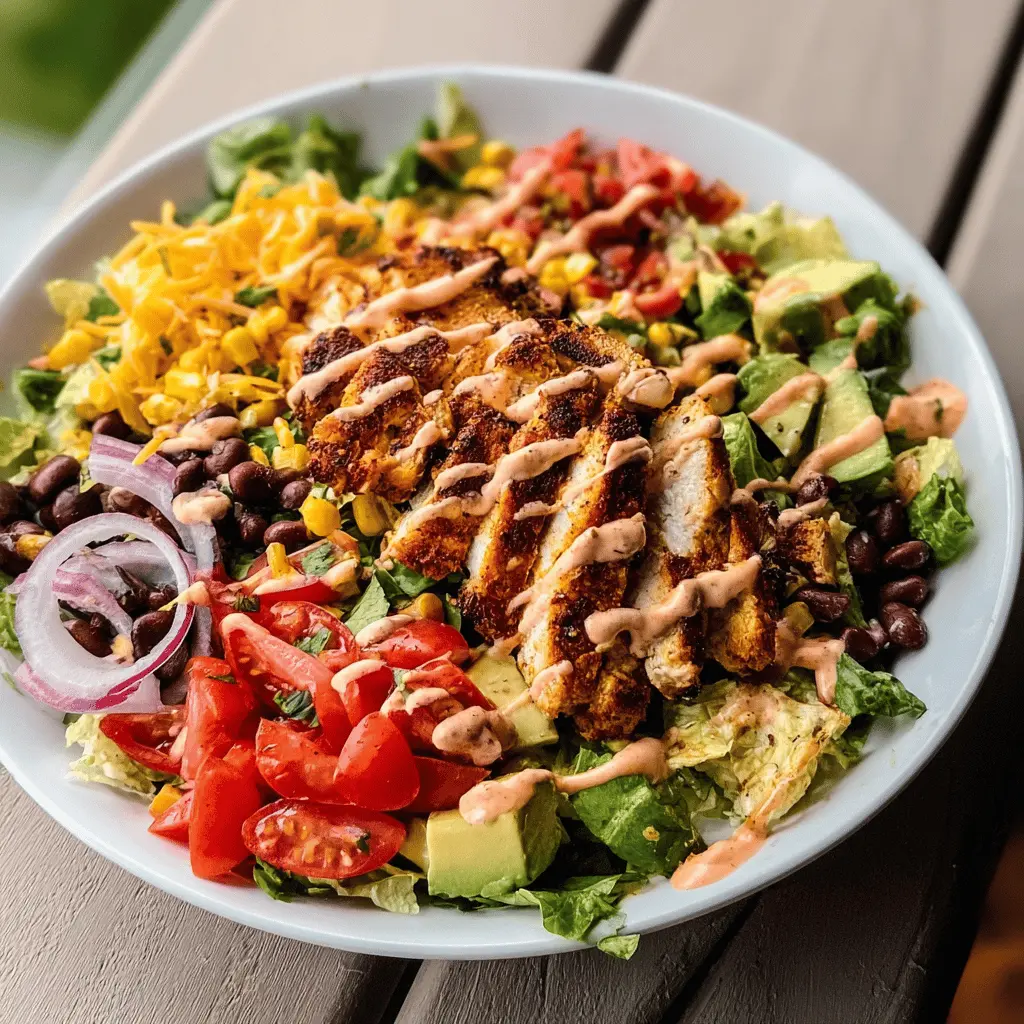 Easy Spicy Southwest Chicken Salad Recipe