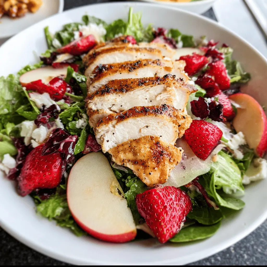 Easy Strawberry Chicken Salad Recipe for Summer