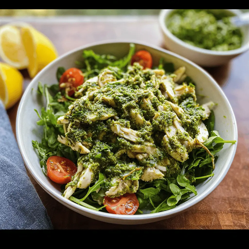 Easy Pesto Chicken Salad Recipe for Lunch