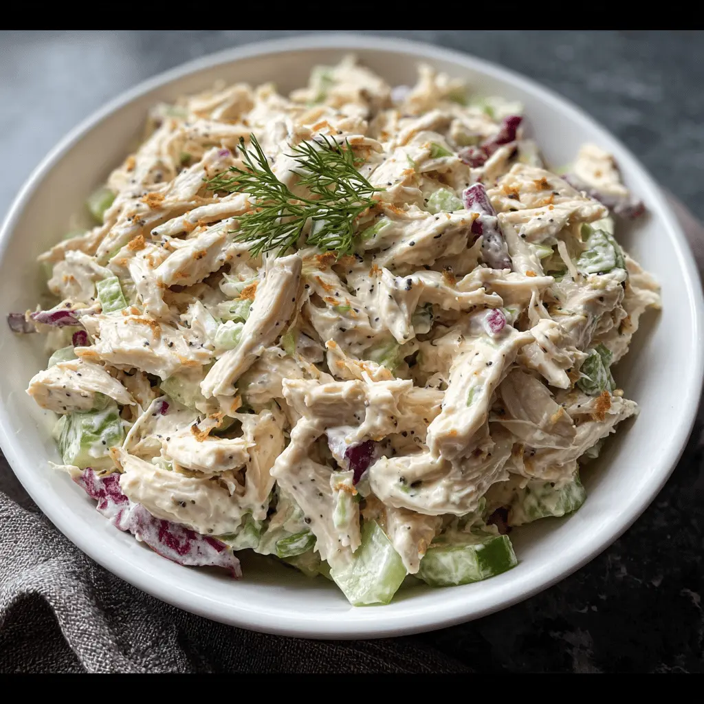 Easy Creamy Keto Chicken Salad Recipe
