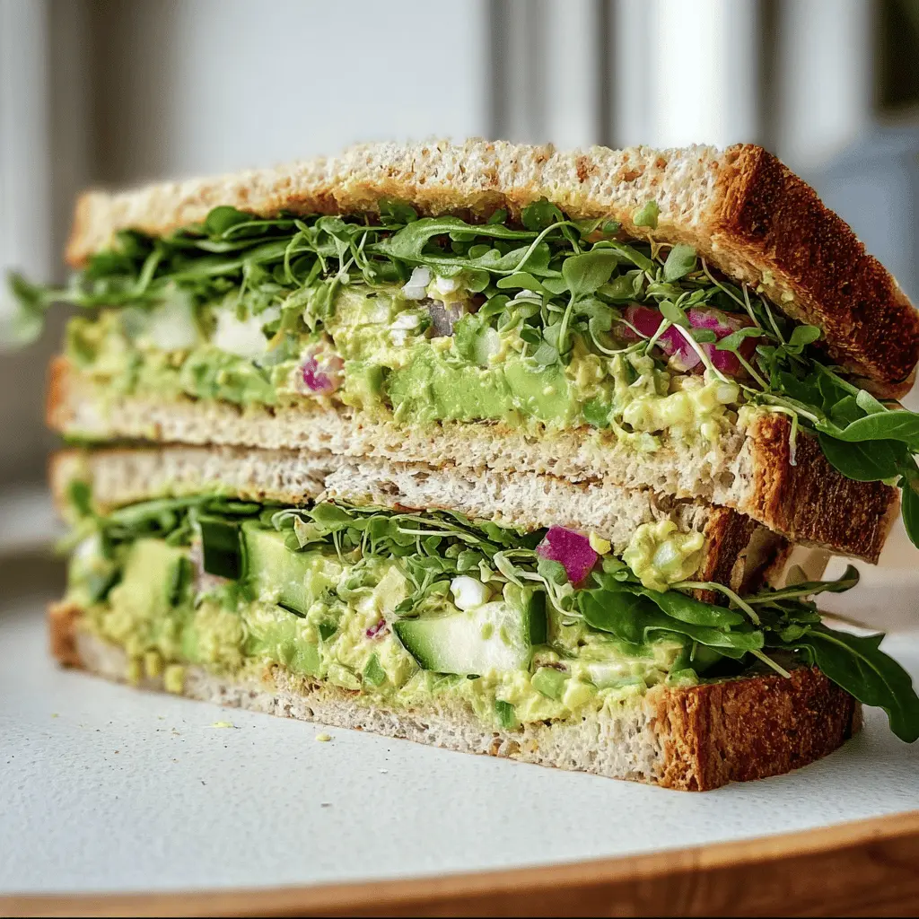 Easy Green Goddess Salad Sandwich Recipe