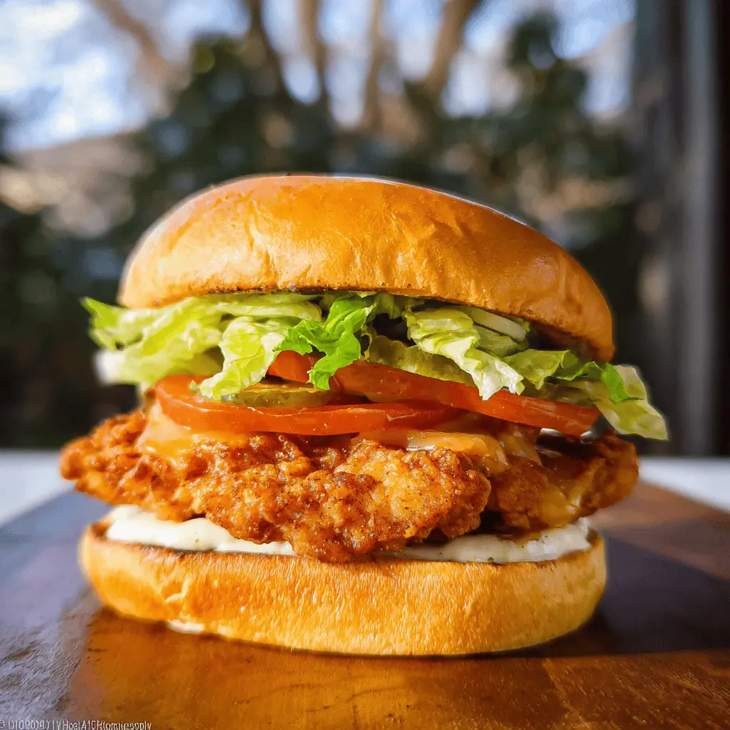 Easy Crispy Chicken Sandwich Recipe
