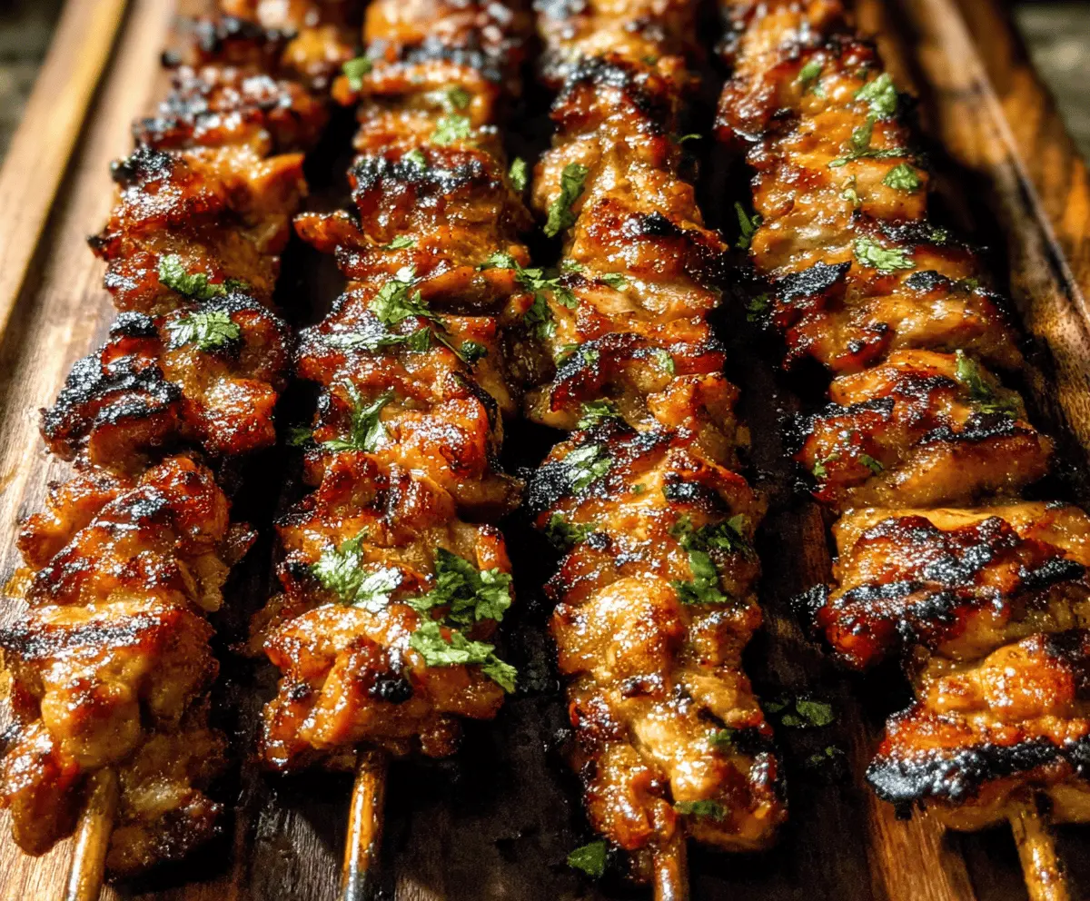 Easy Grilled Thai Chicken Skewers Recipe
