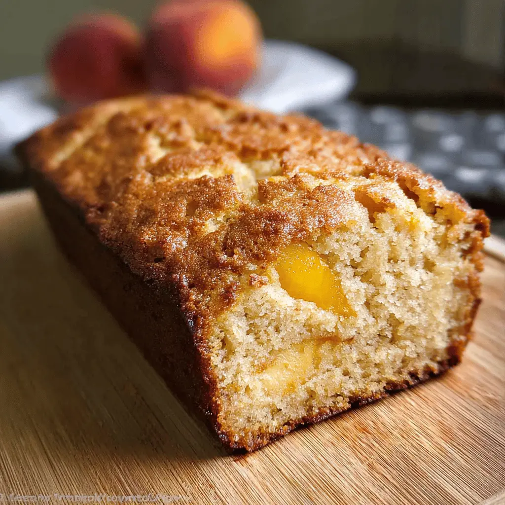 Easy Southern Peach Bread Recipe
