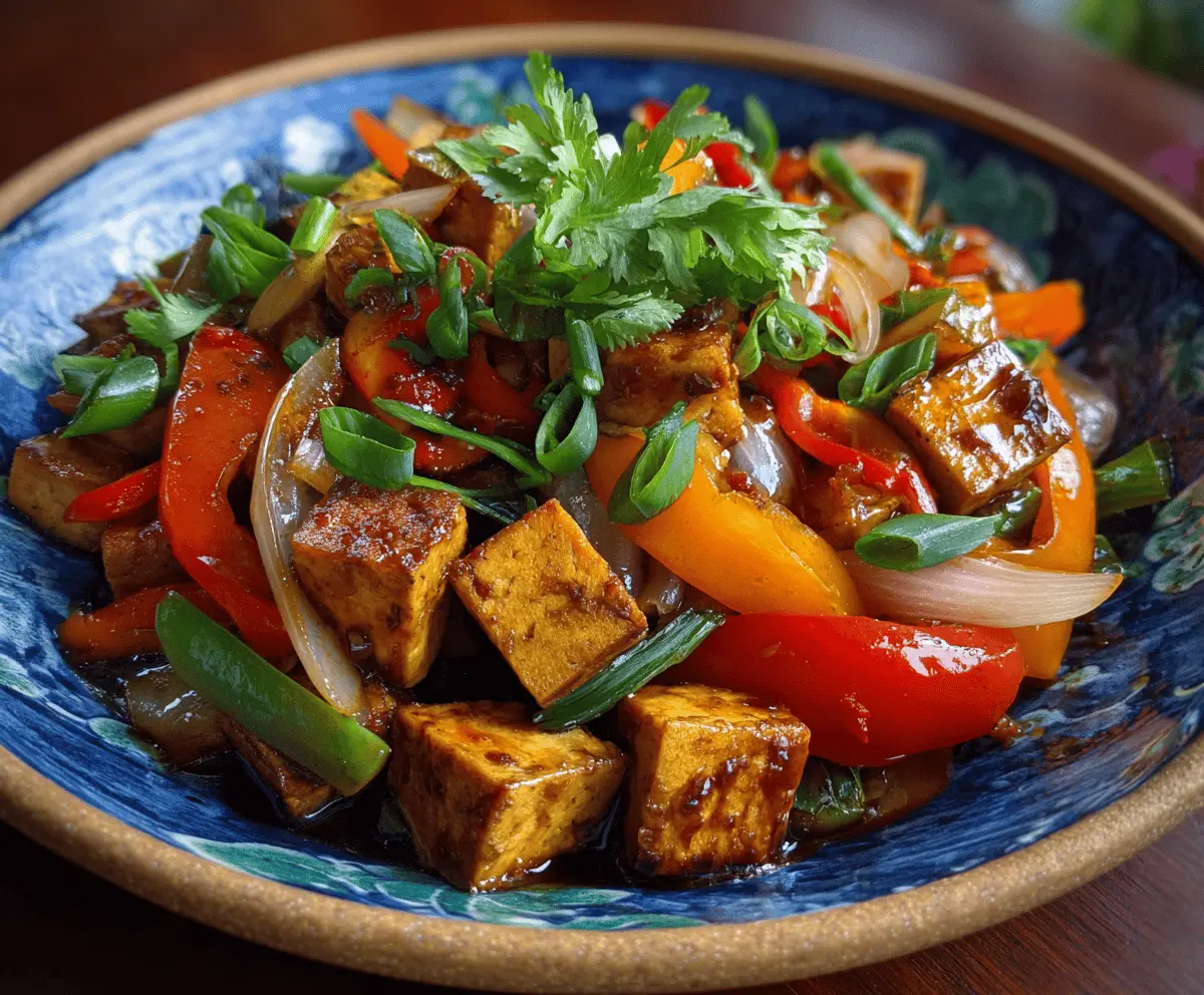 Tofu Stir-Fry with Vegetables