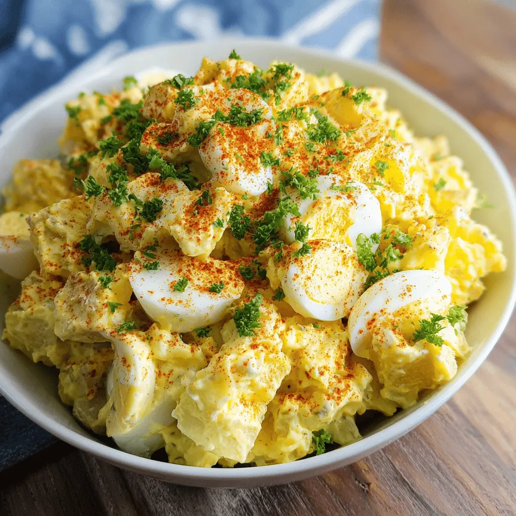 Easy Deviled Egg Potato Salad Recipe