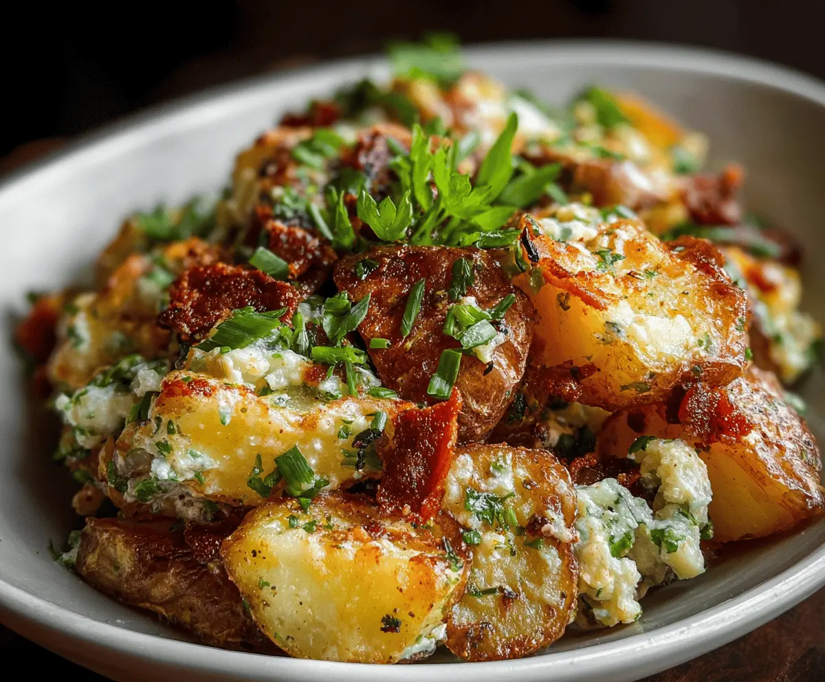 Crispy Smashed Potato Salad Recipe