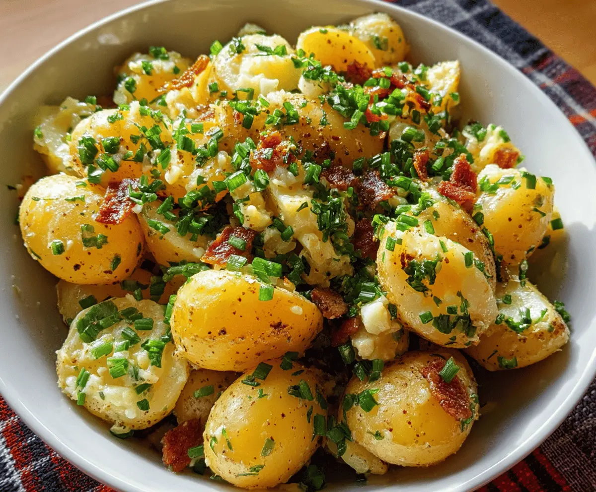 Warm German Potato Salad Recipe Easy and Delicious