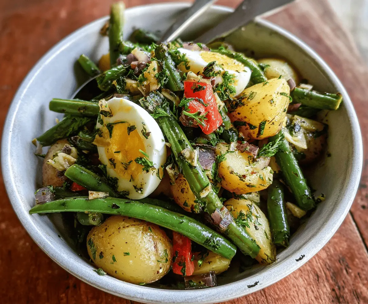 Easy French Potato and Green Bean Salad