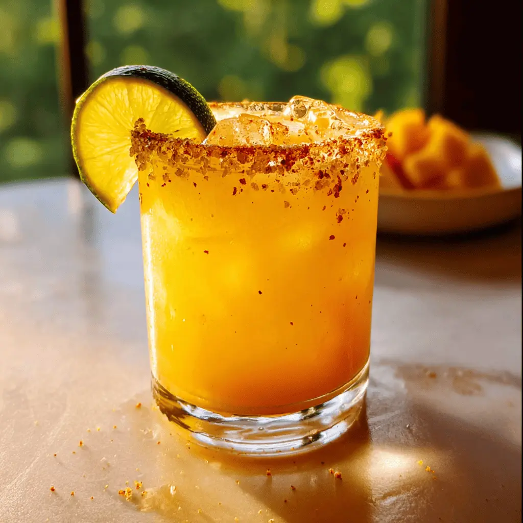 Spicy Mango Margarita with Hot Honey Twist